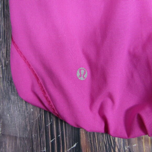 Lululemon Run Hustle Pink Full Zip Hoodie Jacket Size 4 Training Gym Yoga Active - Picture 4 of 7